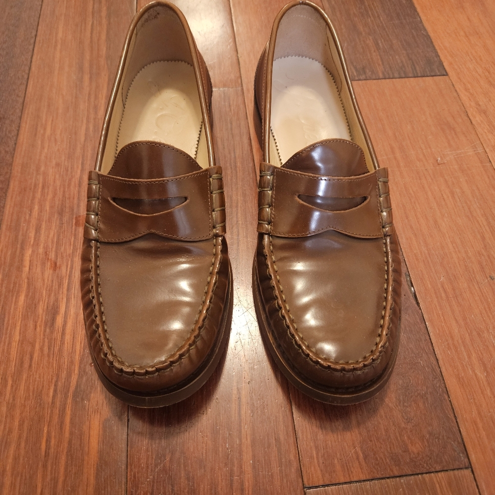 J. Crew Brown Loafers Size 9